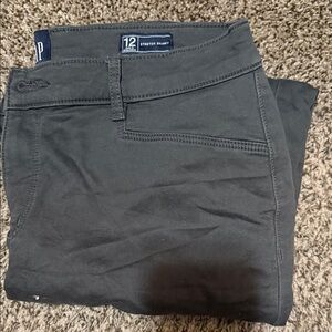 GAP Women's Skinny Pants - Dark Gray